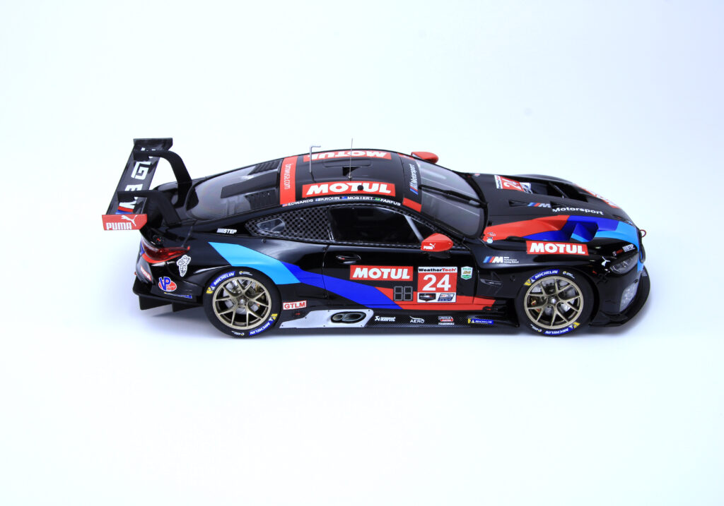 BMW M8 GTE Modellino Auto In Cornice 31 Cm – Regalo Motorsport Per Appassionati M7